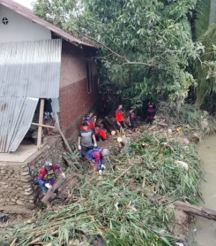 Banjir di Kota Lubuklinggau Berangsur Surut